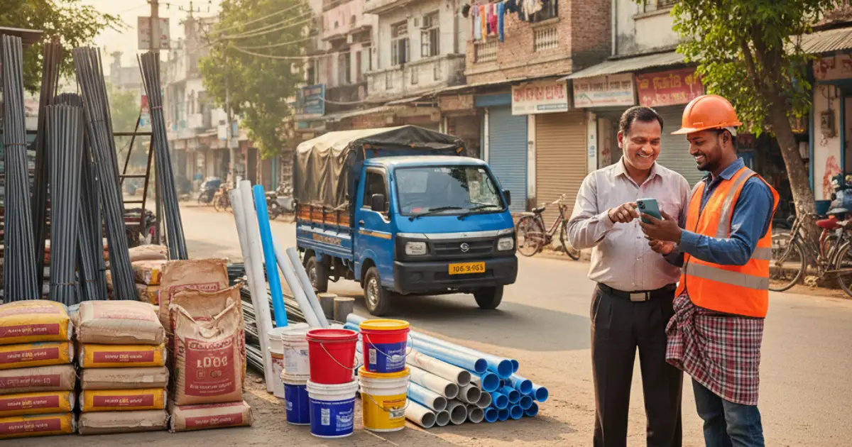 How MerchantBuilders Is Transforming Construction Material Buying for Local Dealers in Hanskhali