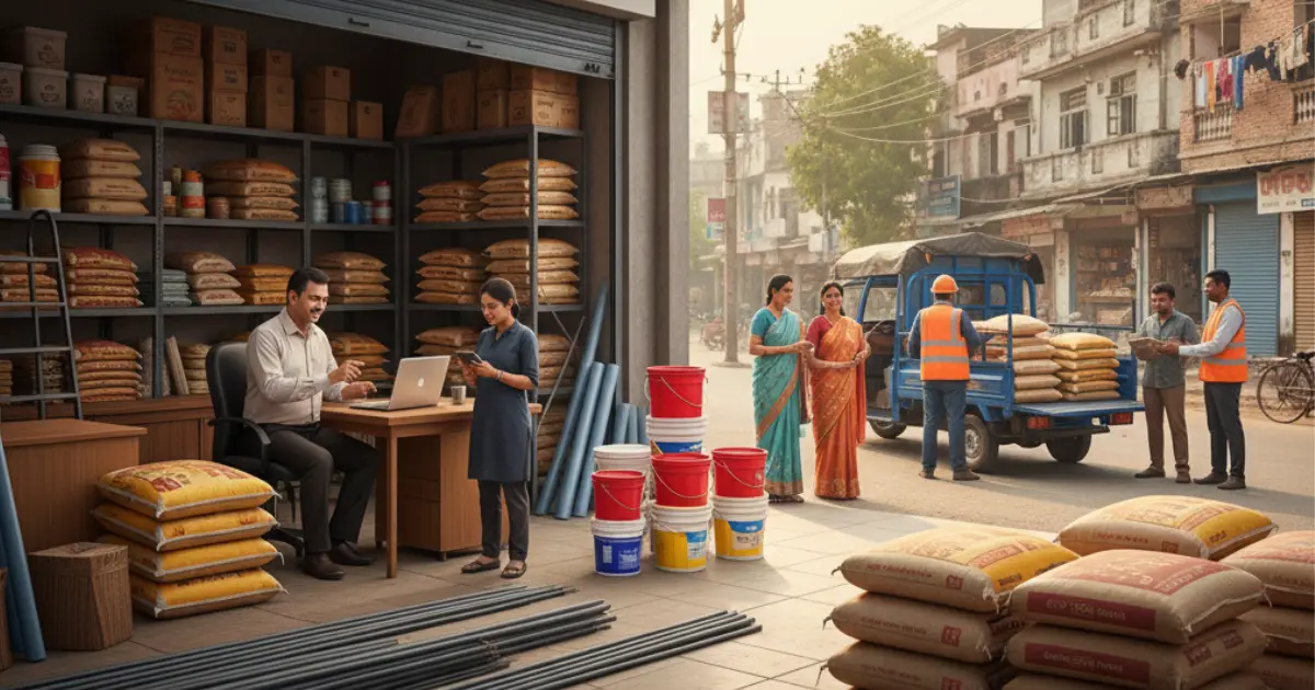 Why Local Construction Material Dealers in Hanskhali Are Moving Online with MerchantBuilders
